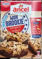 Suhkru kogus sees Ancel Mon Brookie Brownie + Cookie