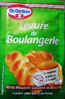 Zuckermenge drin Levure de Boulangerie