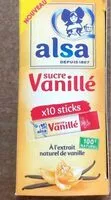 Quantité de sucre dans Sucre Vanillé Sticks