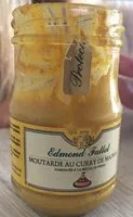 含糖量 Moutarde au curry de madras
