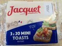Zuckermenge drin Mini-Toasts Nature
