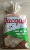 Gula dan nutrisi di dalamnya Jacquet