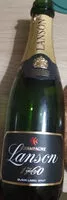 Sokerin määrä sisällä Champagne Brut Lanson