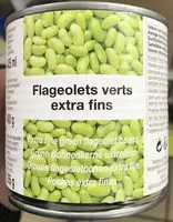 Quantité de sucre dans Flageolets verts extra fins