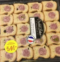 入っている砂糖の量 Mini brioche au saucisson