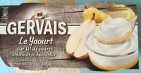 Sokerin määrä sisällä Le yaourt sur lit de poires