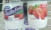 Cantidad de azúcar en Taillefine aux fraises 0% matières grasses