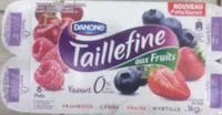 Cantidad de azúcar en Taillefine fruits rouges