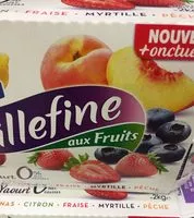 Cantidad de azúcar en Yaourt taillefine aux fruits