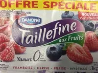 İçindeki şeker miktarı Taillefine au fruits Framboise Cerise Fraise Myrtille (offre spéciale)