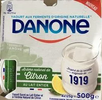 Quantité de sucre dans Yaourt aux ferments d'origine naturelle arôme citron