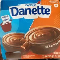 Sucre et nutriments contenus dans Danone danette