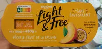 Quantité de sucre dans Light & Free Pêche Fruit de la passion