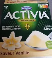 Sokerin määrä sisällä Activia vanille