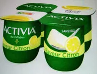 Sokerin määrä sisällä Activia Saveur Citron