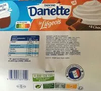 Количество сахара в Danette le liégeois chocolat
