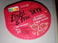 Количество сахара в Light & Free sur lit de fruits framboise & jus de grenade