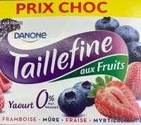 İçindeki şeker miktarı Taillefine aux fruits rouges