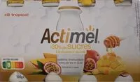 Количество сахара в Actimel