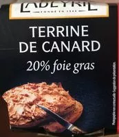 Jumlah gula yang masuk Terrine de canard