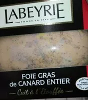 Cantidad de azúcar en Foie gras de canard entier cuit à l'étouffé