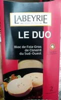 Amount of sugar in Le Duo bloc de foie gras de canard du Sud-Ouest