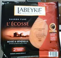 Amount of sugar in SAUMON ATLANTIQUE D'ECOSSE FUME 2 TRANCHES