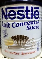 İçindeki şeker miktarı NESTLE Lait Concentré Sucré à pâtisser lait entier boîte 1kg