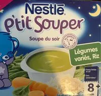 Sucre et nutriments contenus dans Ptit souper