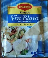 İçindeki şeker miktarı Sauce vin blanc pour poisson