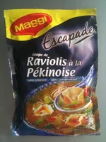 Sucre et nutriments contenus dans Maggi escapade