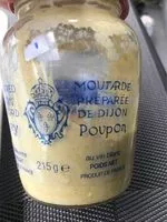 Сахар и питательные вещества в Grey poupon