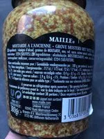 Сахар и питательные вещества в Maille unilever