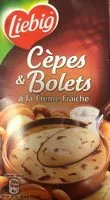 Jumlah gula yang masuk cèpes & bolets à la crème fraîche