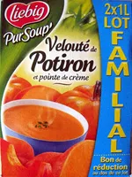 Amount of sugar in Velouté de Potiron et pointe de crème (lot de 2)
