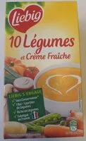 Cantidad de azúcar en velouté de 10 légumes et crème fraîche