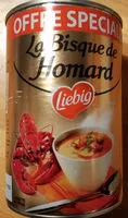 Cantidad de azúcar en Bisque de homard