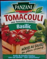 Cantidad de azúcar en Tomacouli basilic