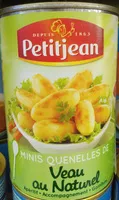 Sokerin määrä sisällä Minis Quenelles de Veau au Naturel
