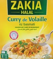 Quantité de sucre dans Curry de Volaille riz basmati - Halal 