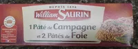 Amount of sugar in 1 Pâté de Campagne et 2 Pâtés de Foie
