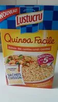Zuckermenge drin Lustucru quinoa facile quinoa ble lentilles corails carottes