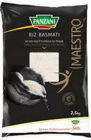 Quantité de sucre dans Panzani riz basmati maestro 2,5kg