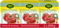 Quantité de sucre dans Zakia puree de tomate 200x3/16