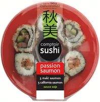 Cantidad de azúcar en Comptoir Sushi Passion Saumon