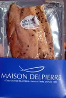 Cantidad de azúcar en Filet de maquereau fumé poivre Delpierre