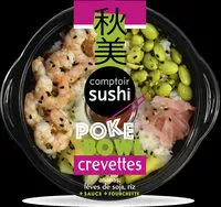 Cantidad de azúcar en Poke bowl Crevettes