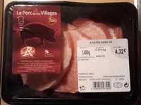 Zuckermenge drin 4 côtes de porc sans os