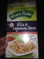 Sucre et nutriments contenus dans Riz et legumes secs