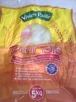 Sucre et nutriments contenus dans Viven paille